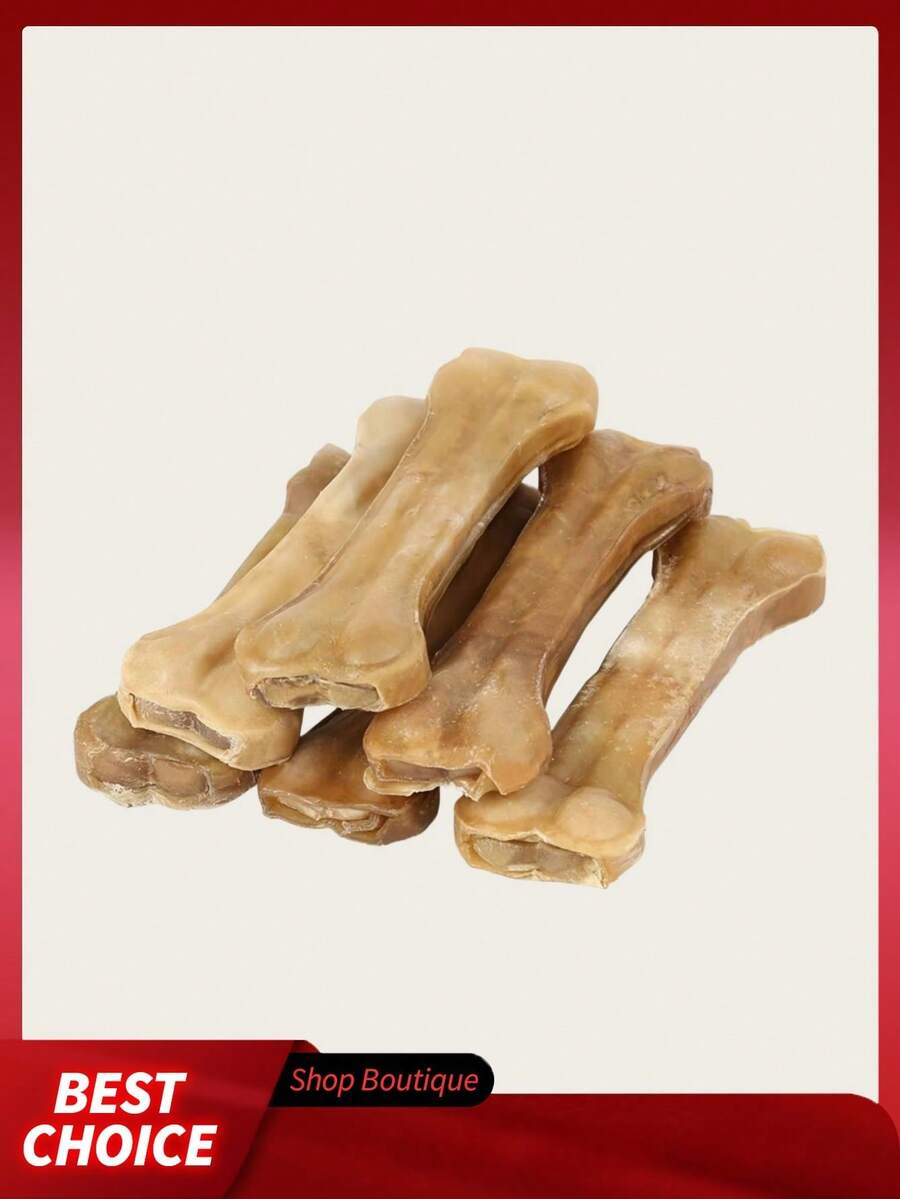 1包天然生皮骨狗玩具，深受狗主人和妈妈们的喜爱，牛肉口味，耐用耐嚼，有助于清洁牙齿，促进口腔健康