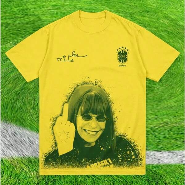 Camiseta Algodão Feminina Premium Adulto Rita Le Cantor Copa Do Mundo Linha Luxo Grafite Infantil Streetwear Plus Size Até G5 221