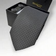 DOZE GOLDEN Premium Quality Traditional Tie Set For Events And Weddings. - 18 Therefore - View 3