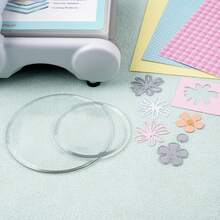 2pcs Deformation-Resistant Round Cutting Mats, 5 Inch/3.5 Inch Transparent Polycarbonate Plastic Round Cutting Boards - 2-piece Set - View 7