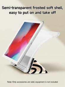 1 chiếc ốp lưng bảo vệ phẳng, cong không đối xứng, họa tiết da báo, tương thích với iPad 10.2 inch 2021/2020 thế hệ thứ 10/9/8, (A16) 11 inch thế hệ thứ 11 2025, tương thích với Samsung Galaxy Tab A8 10.5 inch 2022, ốp bảo vệ máy tính bảng có khe cắm bút cảm ứng, hỗ trợ chức năng tự động tắt/mở màn hình. - Nhiều màu - Xem 5
