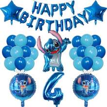 Stitch Balloon Set, Suitable For Birthday Celebration, Decoration, Home Decor, Family Gift - As Shown In the Figure - View 14