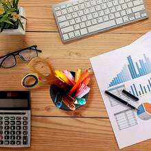 Fun Tire Pen Holder - Durable Black With Lettered PVC Desk Storage For Schools And Offices - 1 hộp đựng bút có rãnh chữ - Xem 7