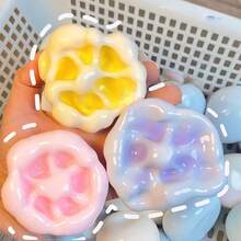 3/1个软糯糯米糕挤压玩具,慢回弹弹性逼真食物装饰,日常放松减压手持装饰品 - 彩色 - 查看 6