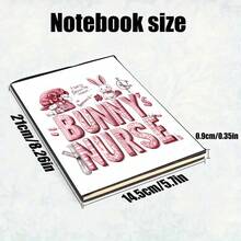 Sổ tay y tá hình thỏ đáng yêu - màu đen - Xem 3