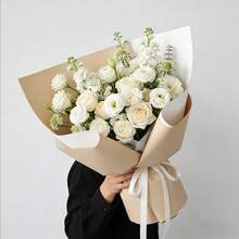 20张/包 加厚防水双面彩色包装纸，适用于花束、花卉包装材料 - 查看 7