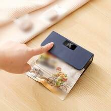 SOKANY Mini Bag Sealer With Cut+Seal Combo, Type-C 1300mAh, Smart Digital Display, 6 Temps, Magnetic For Fridge. Seals Tea Bags, Nuts, Bread Bags. Perfect For Home/Dorm/Office; Essential Kitchen Tool. - Below 0.5L - View 11