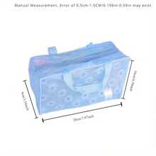 1/10pcs Floral Pattern PVC Waterproof Cosmetic Bag, Portable Travel Essential - Multicolor - View 9