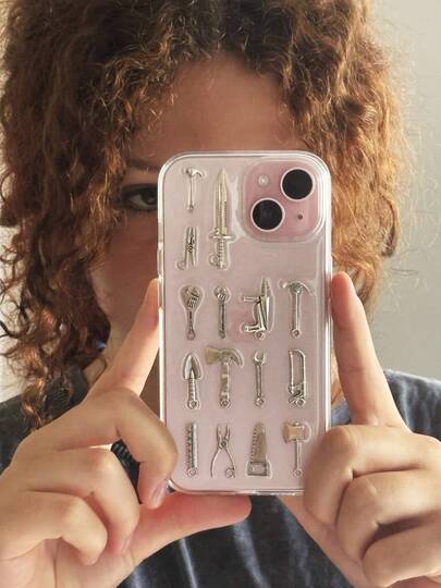 Ốp lưng điện thoại trong suốt 3D phong cách Punk Gothic mạ điện, tương thích với iPhone 13/14/15/16/17 Pro Max, kiểu dáng cá tính, bảo vệ camera, phong cách Ins, mặt lưng trong suốt bằng nhựa, thiết kế độc đáo.