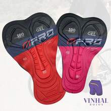 FORRO PAD CICLISTA COM GEL DENSIDADE 100% - Multicolorido - Visão 1