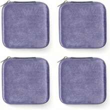 In Stock Immediate Dispatch Plush Velvet Travel Jewelry, Travel Jewelry Organizer, Jewelry Travel, Travel Jewelry Box, Small Jewelry Women, Jewelry Travel Box, Earring Organizer With Mirror - Pink 1SZO - 天鵝絨 4 件裝 - 長春花色 - 查看 9