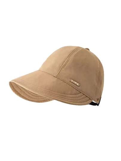 Mũ lưỡi trai nữ màu trơn, nhanh khô, có vành, thích hợp cho mùa hè, chơi golf, đi biển, du lịch, làm quà tặng, buộc tóc đuôi ngựa - Có thể gấp gọn - Mũ chống nắng nhanh khô mùa hè, đi biển, ngoài trời - Mũ lưỡi trai chống tia UV, chất liệu siêu nhẹ.