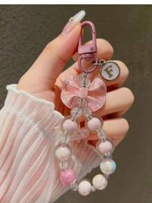 Pink Bow Phone Charm