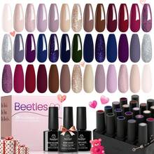 Beetles Spring Gel Polish Set - Fingertip Palette, 32 Colors Valentines Polish Set With Base Top Coat - 20 Color Sophisticated Charm - View 1