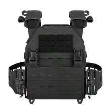 YAKEDA Tactical Training Vest With PALS System - Adjustable Straps Quick-Release Buckle For Hunting - Black - View 1