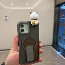 PVC Cartoon Yier Bubu Dudu Character Cute Bear Doll Mobile Phone Decor, Kawaii Panda Mini Screen Decoration, Suitable For Valentine's Day, Mother's Day, Graduation Party, Graduation Season, Couple Gifts - Multicolor - View 5