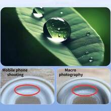 三合一全新手机外置镜头，包含180°鱼眼镜头、0.65倍广角镜头和10倍微距镜头，小巧易安装，提升手机摄影体验，适用于风景、微距和创意拍摄。 - 手機輔助攝影鏡頭 - 查看 9