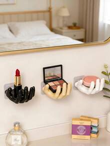 Creative Hand-Shaped Wall Hook, Waterproof & Moisture-Proof, Bathroom & Entryway Storage Organizer - Multicolor - View 5