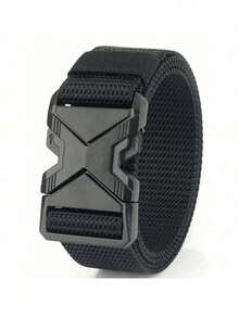 Men's Waist Belt, Hiking Equipment - Nylon Webbing Work Belt With Heavy-Duty Quick Release Buckle, Gifts For Lunar New Year, Valentine's Day, And Daily Wear - 彩色 - 查看 9