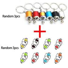 2pcs/6pcs Mixed Color Pressure Relief Keychain, Metal Chain Finger Toy, 6-Speed Carabiner, Suitable For Adults, Hand Toy To Relieve Anxiety, Ideal Gift For Driving Enthusiasts, Suitable For 14 Years Old And Above - متعدد الألوان - مشاهدة 12