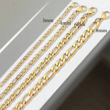 SUNIBI Stainless Steel Bracelet Women Gold Color Charm Fashion Link Chain Bracelets Jewelry/Dropshipping - Bạc - Xem 8