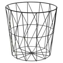 Atmosphera Kumi Black Side Table With Tray - Black - View 2