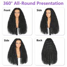 bling hair Wear And Go Glueless Wigs Human Hair Pre Plucked Pre Cut 6x4 Deep Wave Lace Frontal Wigs Human Hair 200% Density 26 Inch Ready To Wear Deep Wave Curly Glueless 5x5 Lace Closure Wigs Glueless Wig For Women Curly Wave 9x6 7x5 Glueless Wig HD Transparent Lace Front Wigs Brazilian Wet And Wavy For Beginners Natural Color - Natural Black - 查看 9