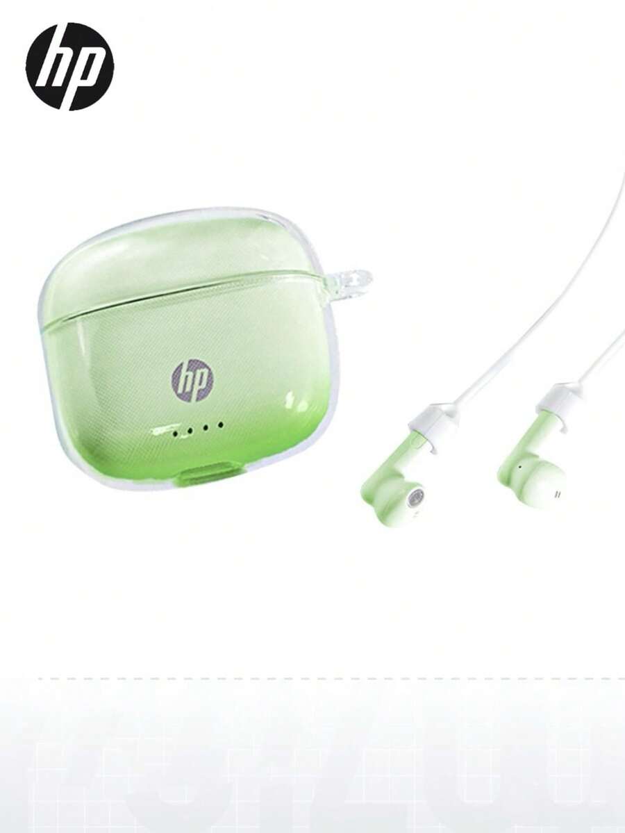 HP H10J 无线耳机 | 蓝牙 5.4 | IPX4 防水 | 30 小时播放时间 | 内置麦克风 | 附赠保护套和防丢硅胶挂绳 - 查看 1