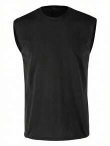 5-Pack Men's Muscle Tank Top Set, Black White Tanktop Sleeveless Gym Clothes For Men, Summer Vacation Outfits, Cotton Athletic Training Shirts, Solid Color Casual Muscle Tee, Under Shirts, Vest For Men, Ropa De Hombre Verano, Camisetas Para Hombre, Ideal For Bodybuilding, Streetwear, Beach And Running,  Basic Tops, Comfortable And Breathable Sleeveless Tank Tops, Multi-Pack Men's Summer Clothing - multicolour 2 - 查看 9