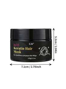 水解蛋白假发护理发膜，适用于合成和天然假发，柔顺抗毛躁，保湿滋润，清洁并延长假发使用寿命，假发护发素，修复受损发质，深层滋养，呵护假发 - 其他 - 查看 7