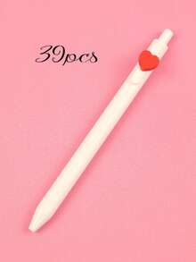 Bút bi bấm hình trái tim có thể tùy chỉnh, viết trơn tru, phù hợp cho các cặp đôi, bạn bè, học sinh, thi cử, thiết kế thẩm mỹ chất lượng cao, phong cách INS. - Nhiều màu - Xem 13