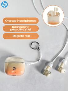 HP H10J Wireless Headphones | Bluetooth 5.4 | IPX4 Waterproof | 30 Hours Playtime | Built-In Microphone | Includes Protective Case And Anti-Lost Silicone Lanyard - View 1