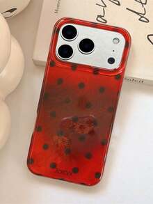 适用于 17 Pro Max、17 Pro、17 Air、16、15、14 Plus、13、12 Pro Max、11 的可爱 3D 渐变闪粉手机壳，奢华闪亮保护软壳 - 暈染紅 - 查看 3