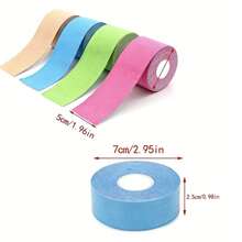 1 Roll/Muscle Tape Elastic Bandage, Chest Lift Tape, Knee/Elbow Protective Pad, Fitness Protection Equipment, Sports Tape - Multicolor - View 2