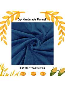 1pc Soft Plush Fabric Material, Suitable For Thanksgiving Decoration, DIY Handmade Home Textile, Applicable To Flannel - Multicolor - View 87
