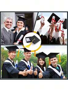 1x Paper Graduation Gift Box – Mortarboard-Themed Decorative Gift Container – Office Gift Packaging – Sturdy Hard Box For Graduation Gifts & Party Favors – Rigid Jewelry Gift Packaging Box – Graduation Party Supplies – Graduation Party Favor Box – Graduation Gift - Multicolor - View 9