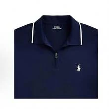 Polo Ralph Lauren Men's Classic Stretch Mesh Short Sleeve Polo With Embroidered Logo - Navy - View 5