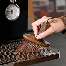 Herramientas de limpieza para barra de café, para eliminar los restos de café molido, cepillo de limpieza para polvo de café y cepillo de limpieza para máquina de café - Multicolor - Ver 4