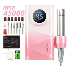 duofu Máy mài móng tay điện sạc lại 45.000 vòng/phút, máy mài móng tay cầm tay, máy khoan móng không dây kèm mũi khoan và đế sạc, thích hợp để loại bỏ móng acrylic và sơn gel, lý tưởng cho salon và sử dụng tại nhà, một món quà tuyệt vời. - Nhiều màu - Xem 22
