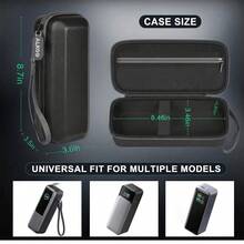 ALKOO Hard Case For Anker Prime 737 Power Bank 25000mAh, Portable Travel Carrying Pouch Protective Storage Bag For Anker 140W Powerbank - Case Only - Black - View 4