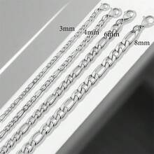 SUNIBI Stainless Steel Bracelet Women Gold Color Charm Fashion Link Chain Bracelets Jewelry/Dropshipping - Bạc - Xem 10