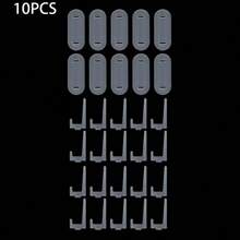 10 piezas de soportes transparentes de acrílico - Soportes de exhibición multifuncionales, portarretratos y exhibidores de tarjetas de presentación - A - Ver 10