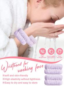 Bộ dụng cụ trang điểm 27 món bao gồm: Bộ 20 cọ trang điểm + 1 túi đựng mỹ phẩm và đồ dùng cá nhân đa năng có khóa kéo chống thấm nước + 1 bông phấn tam giác + 1 miếng bọt biển rửa mặt + 1 băng đô cài tóc + 2 dây đeo bát rửa tay + 1 dụng cụ vệ sinh cọ trang điểm - Màu Lilac Tím - Xem 5