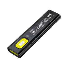 Kenson Portable Multi-Mode LED Flashlight, With Clip, USB Rechargeable, Red & Blue Flashing, Side Lighting, One-Button COB - D057 - View 8