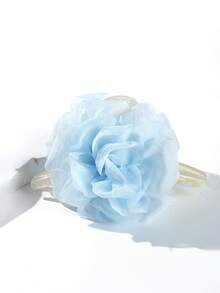 1个波西米亚风网纱山茶花发夹，甜美多功能发饰，新款雪纺发夹 - 彩色 - 查看 11