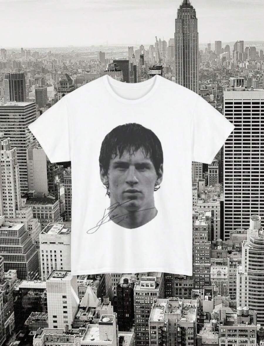 MESSIT-Shirt Design, Football Download, Lionel 10 Football, Football Shirt , Sublimation Shi - White - View 1