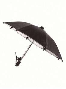 Outdoor Phone Sunshade Umbrella Holder With Small Clip - Suitable For Beach, Photography, Videography And Car Mount, With UV Protection And Anti-Glare Function - Multicolor - View 4