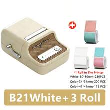 NIIMBOT B21 B1 迷你便携式热敏打印机，家用/办公/商用标签打印机，无线蓝牙条码和照片打印机 - 彩色 - 查看 12