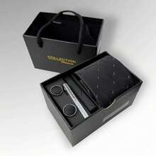 DOZE GOLDEN Premium Quality Traditional Tie Set For Events And Weddings. - 19 Por lo tanto - Ver 1