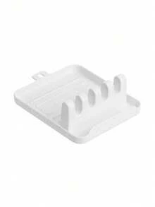 Giá đỡ dụng cụ nhà bếp bằng silicon có miếng lót chống nhỏ giọt, chống trượt, chịu nhiệt, hộp đựng đa năng cho thìa, muỗng, nắp nồi và các dụng cụ nấu nướng. - nhiều màu - Xem 11